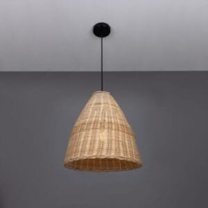 Altus Small Natural Rattan Pendant Light 40cm Rattan & Rafia Lighting Collection Great Lighting UK Ltd